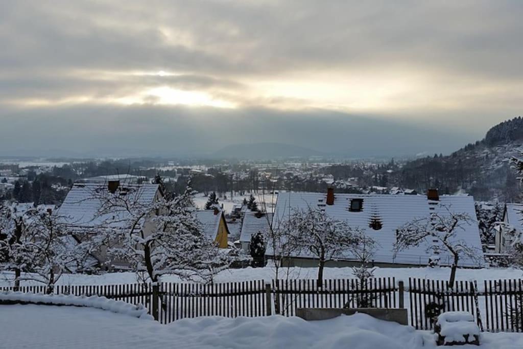 Ferienhaus Sonnenblick Entspannung Mit Sauna Kamin Und Balkon زونهبرغ المظهر الخارجي الصورة